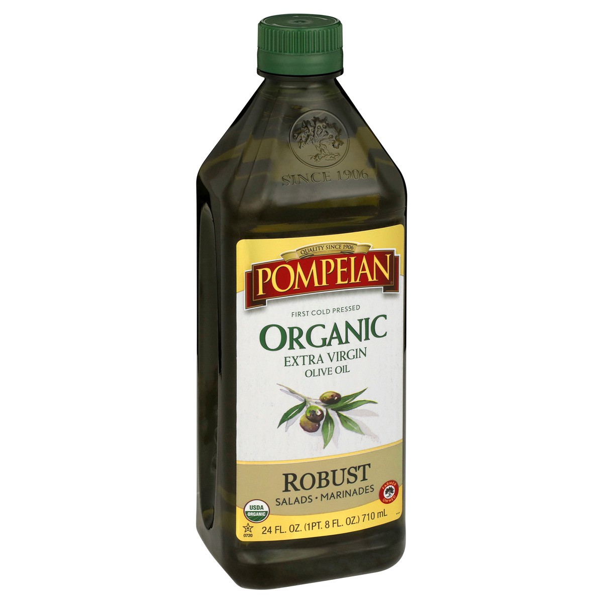 slide 8 of 9, Pompeian Organic Olive Oil, 24 fl oz