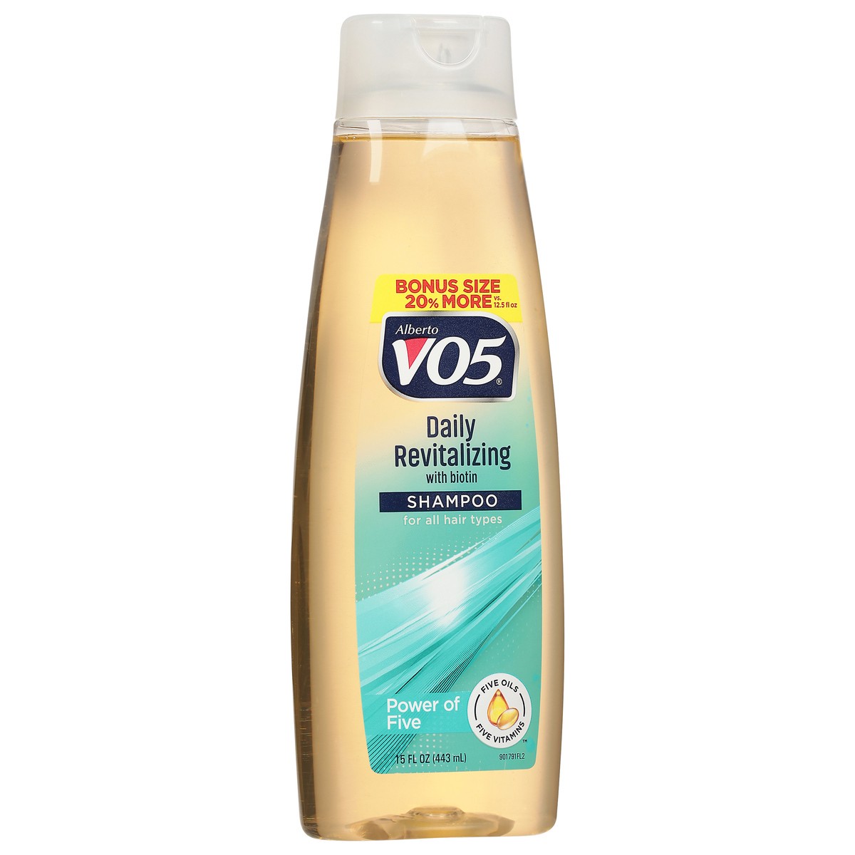 slide 6 of 9, Alberto VO5 Daily Revitalizing Shampoo with Biotin Bonus Size 15 fl oz, 15 fl oz