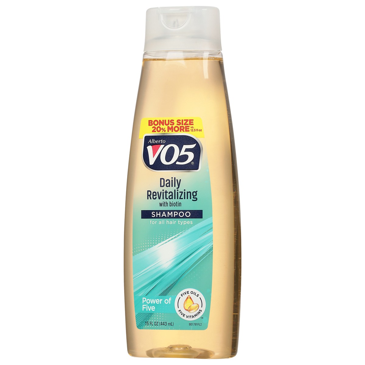 slide 5 of 9, Alberto VO5 Daily Revitalizing Shampoo with Biotin Bonus Size 15 fl oz, 15 fl oz
