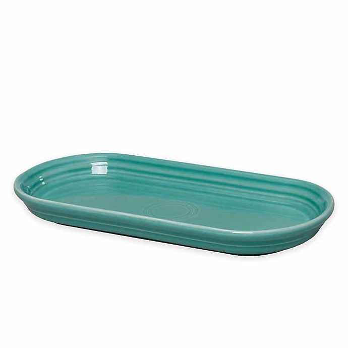 slide 1 of 2, Fiesta Bread Tray - Turquoise, 1 ct