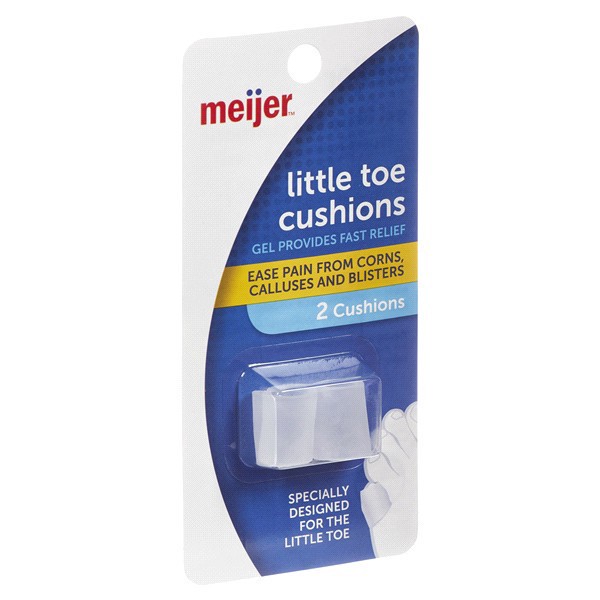 slide 4 of 29, Meijer Little Toe Cushions, 2 Cushions, 2 CT      