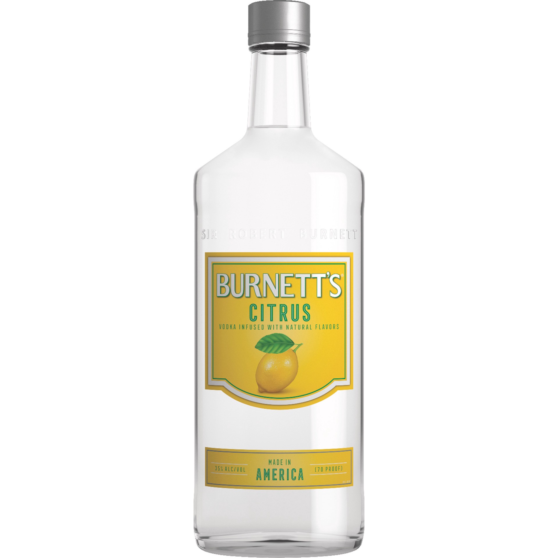 slide 1 of 3, Burnett's Citrus Vodka, 1750 ml