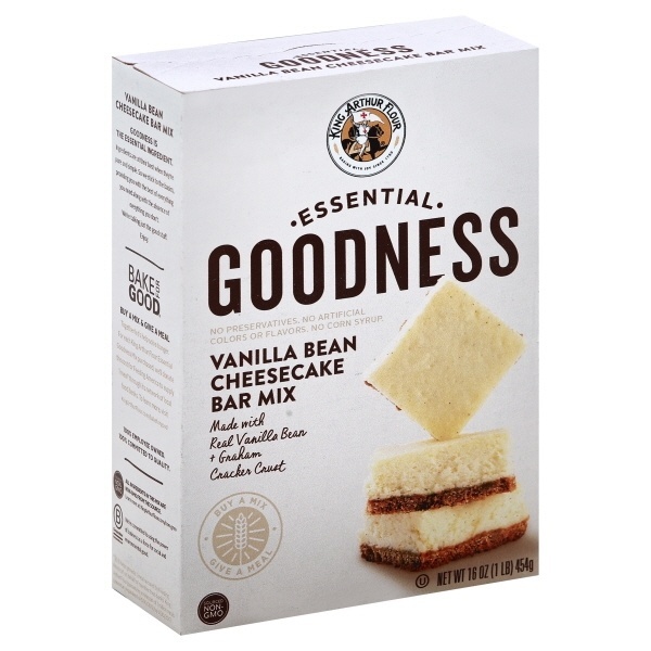 slide 1 of 1, King Arthur Essential Goodness Vanilla Bean Cheesecake Bar Mix, 16 oz