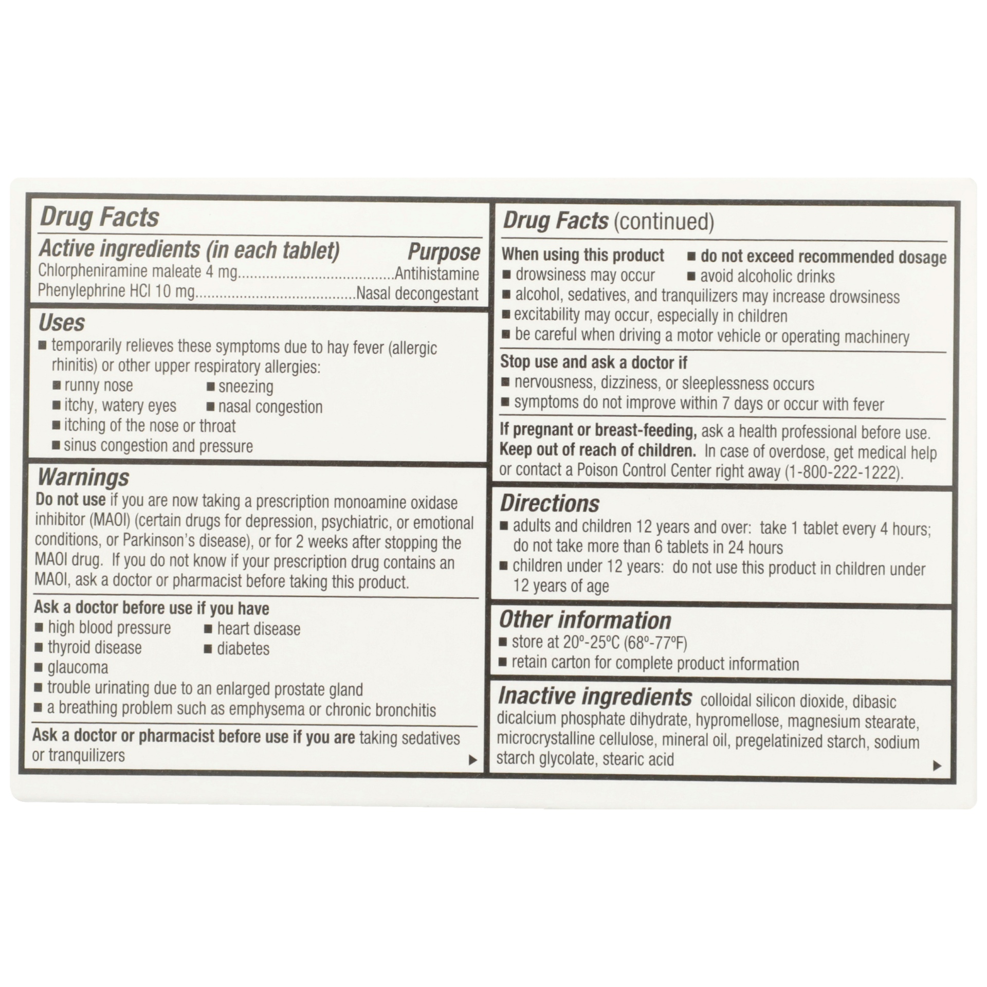 slide 3 of 6, TopCare TOP CARE Topcare Sinus & Allergy Pe, Maximum Strenght, 24 ct