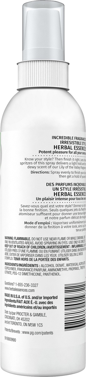 slide 4 of 5, Herbal Essences Set Me Up Hold Me Softly Medium 2 Hairspray 236 ml, 8 fl oz
