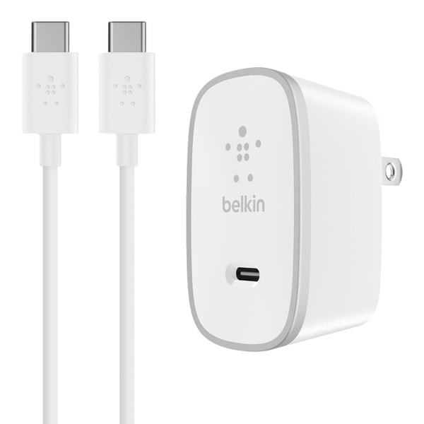 slide 1 of 1, Belkin Usb-C Mobile Device Charger, White, F7U008Dq05, 1 ct