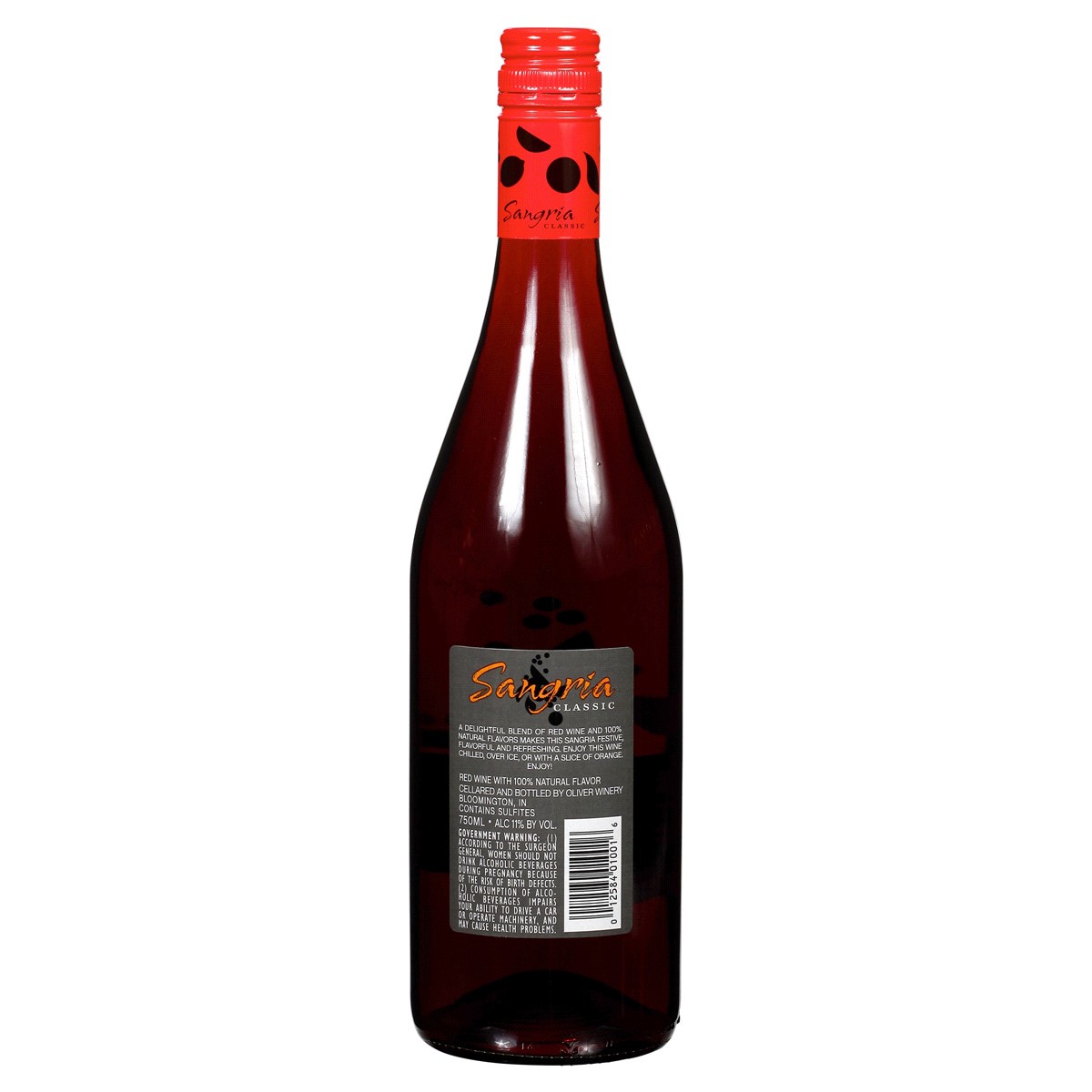 slide 2 of 2, Oliver Sangria Wine, 750 ml