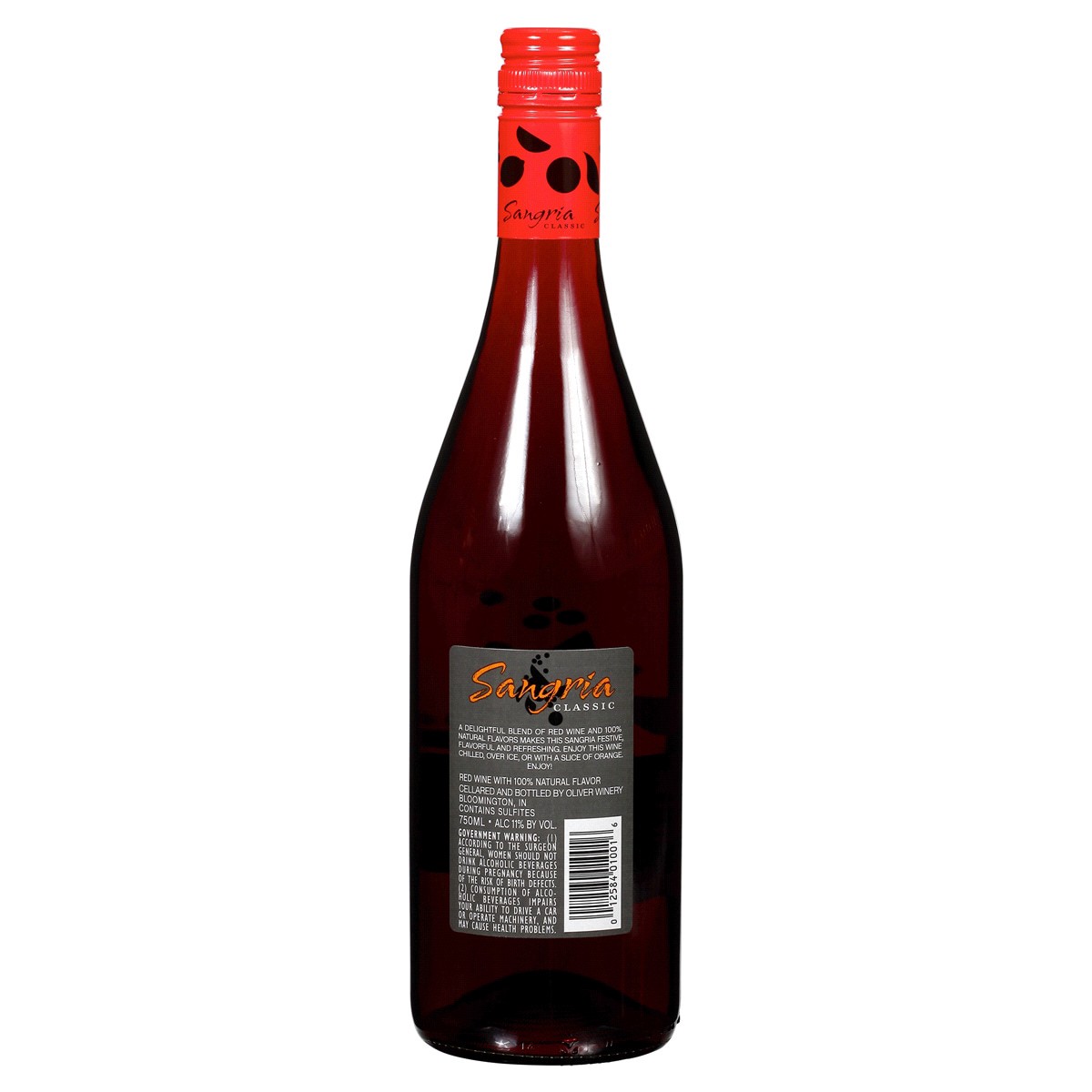 slide 5 of 5, Oliver Sangria Wine, 750 ml