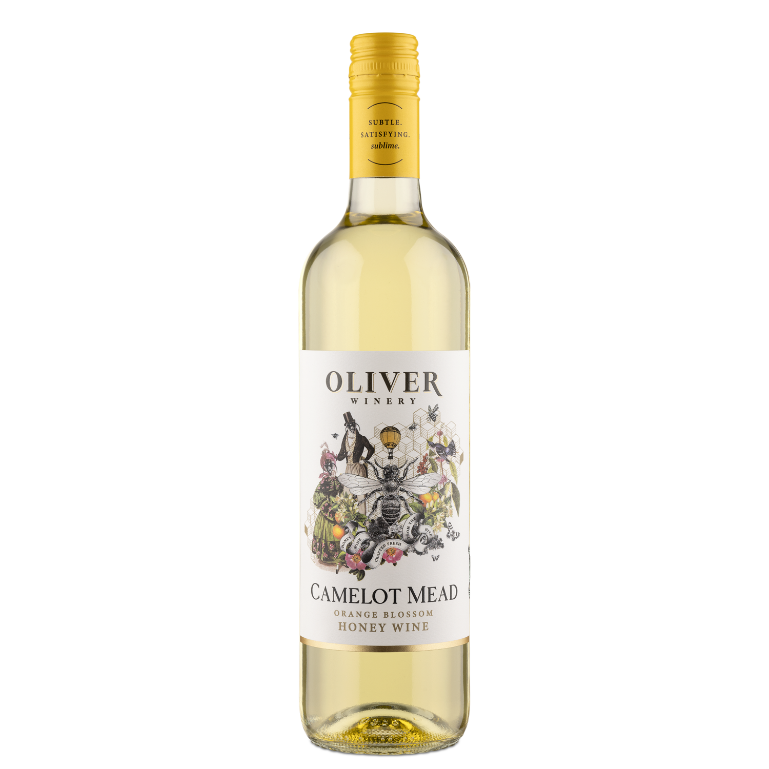 slide 1 of 2, Oliver Winery Camelot Mead Honey Wine, 750 ml