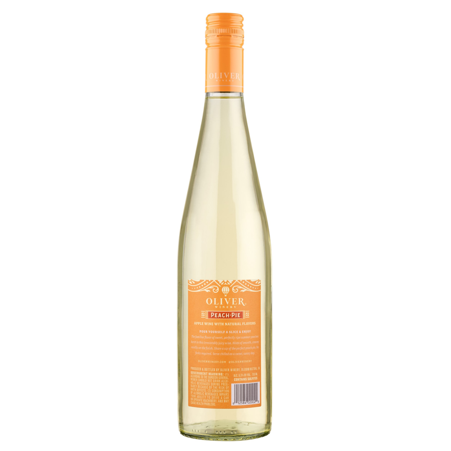 slide 2 of 2, Oliver Winery Peach Pie Wine, 750 ml