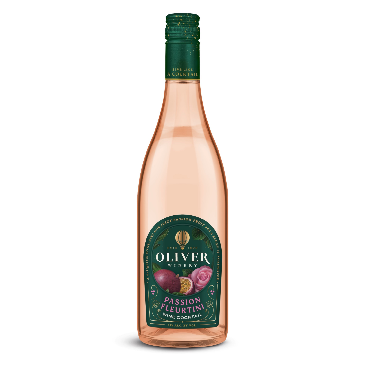slide 1 of 1, Oliver Winery Passion Fleurtini Wine Cocktail 750 ml, 750 ml