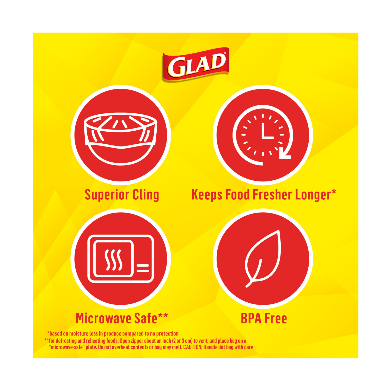 slide 4 of 8, Glad ClingWrap Plastic Wrap, 1 ct