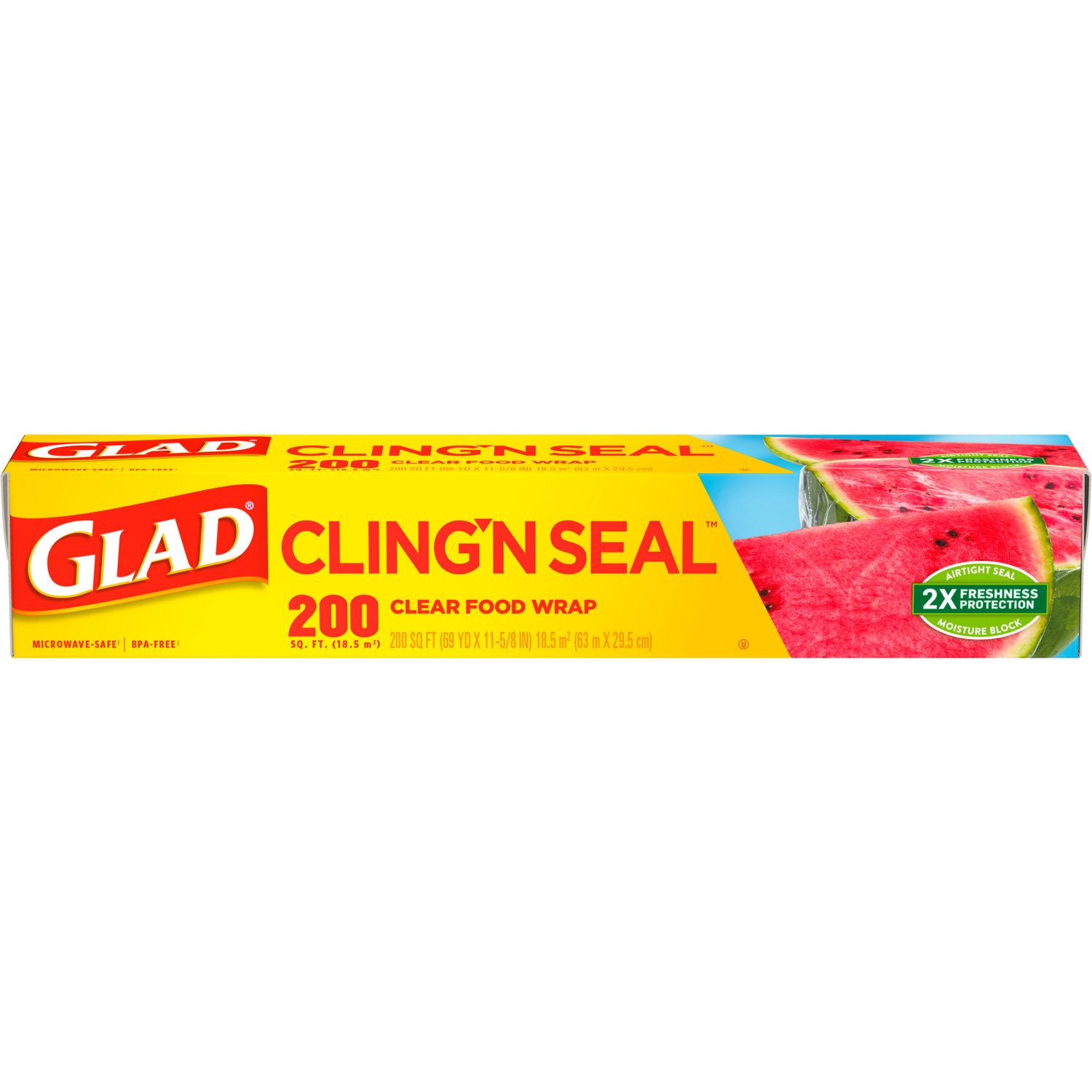 slide 6 of 8, Glad ClingWrap Plastic Wrap, 1 ct