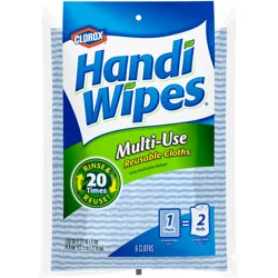 Clorox Handi Wipes Multi-Use Reusable Cloths 6 ea