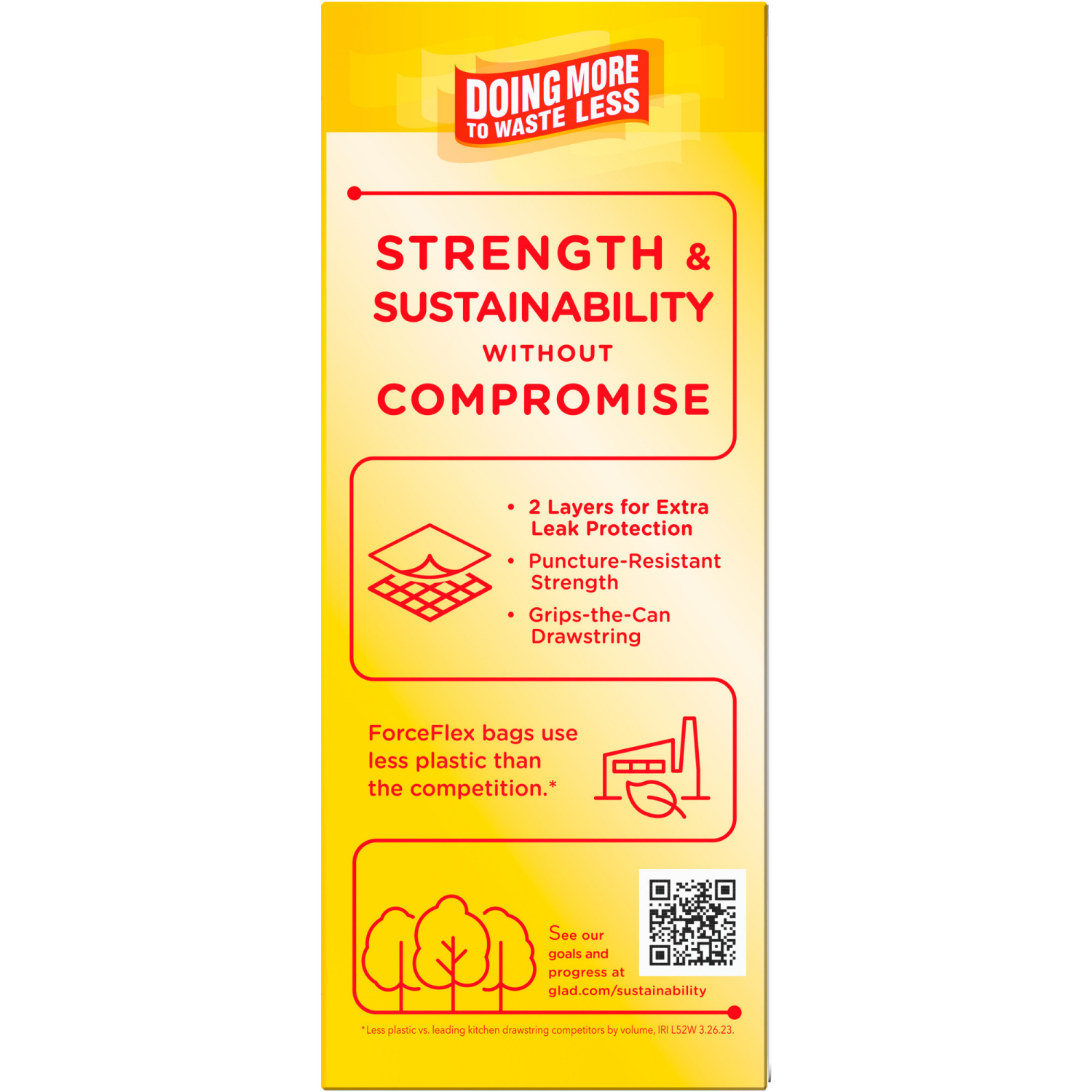 slide 2 of 8, Glad ForceFlex Tall Kitchen Trash BagsGain Lavender Scent with Febreze, 22 ct