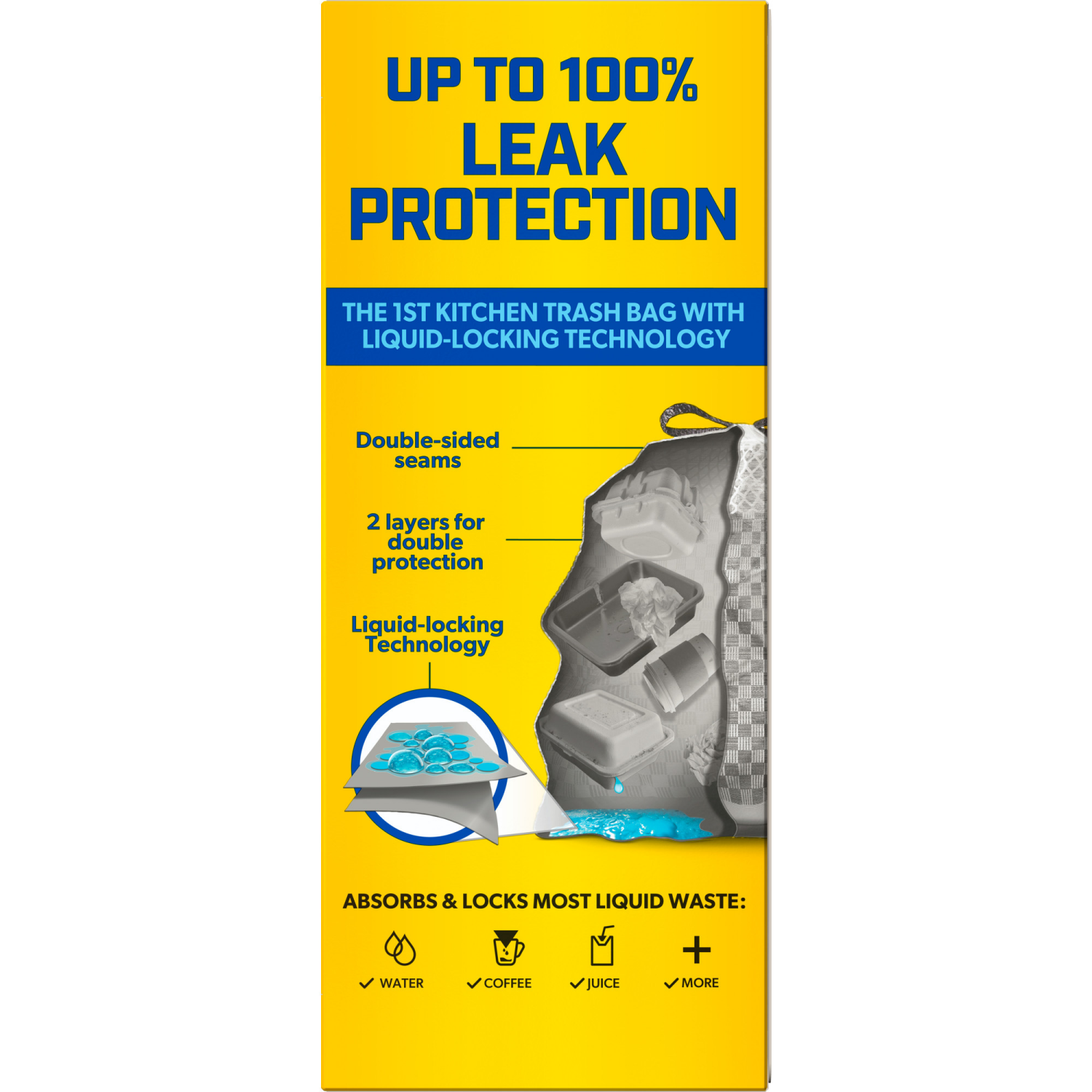 slide 2 of 8, Glad Forceflex Maxstrength Leakguard Tall Kitchen Trash Bags, 13 Gallon, Fresh Air, 20 Count, 13 gal, 20 ct