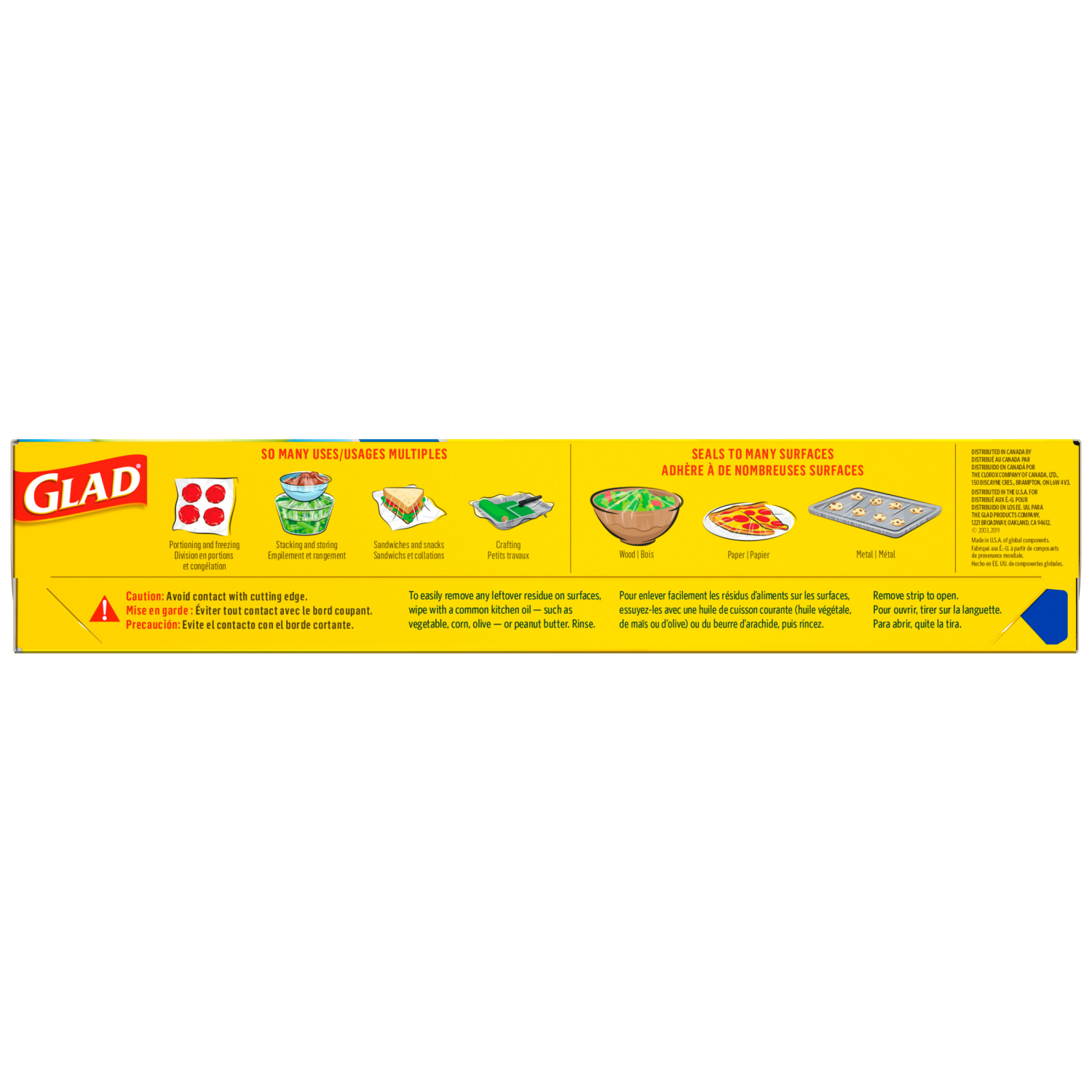 slide 2 of 8, Glad Press'n Seal Plastic Food Wrap, 1 ct