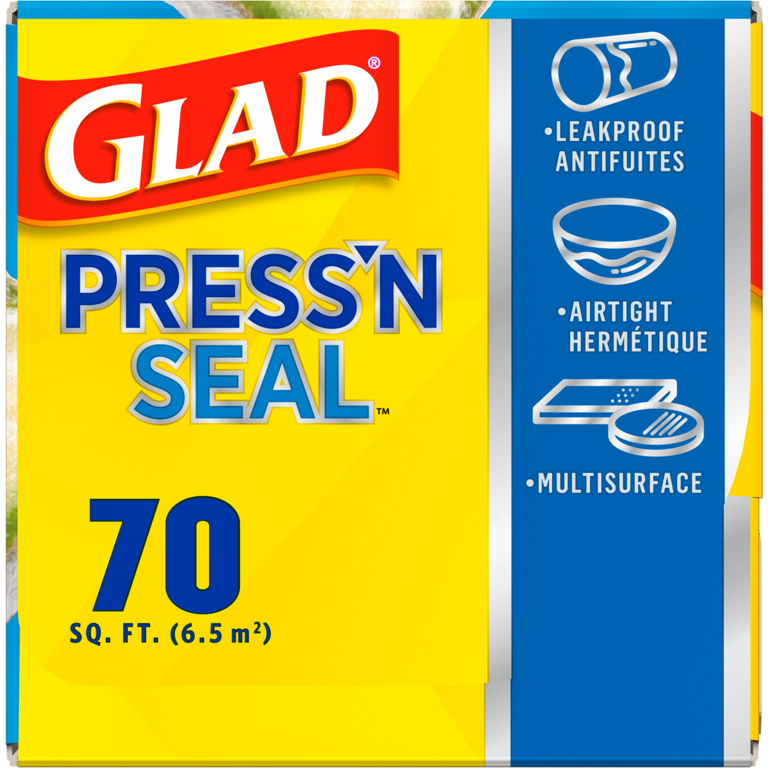 slide 3 of 8, Glad Press'n Seal Plastic Food Wrap, 1 ct