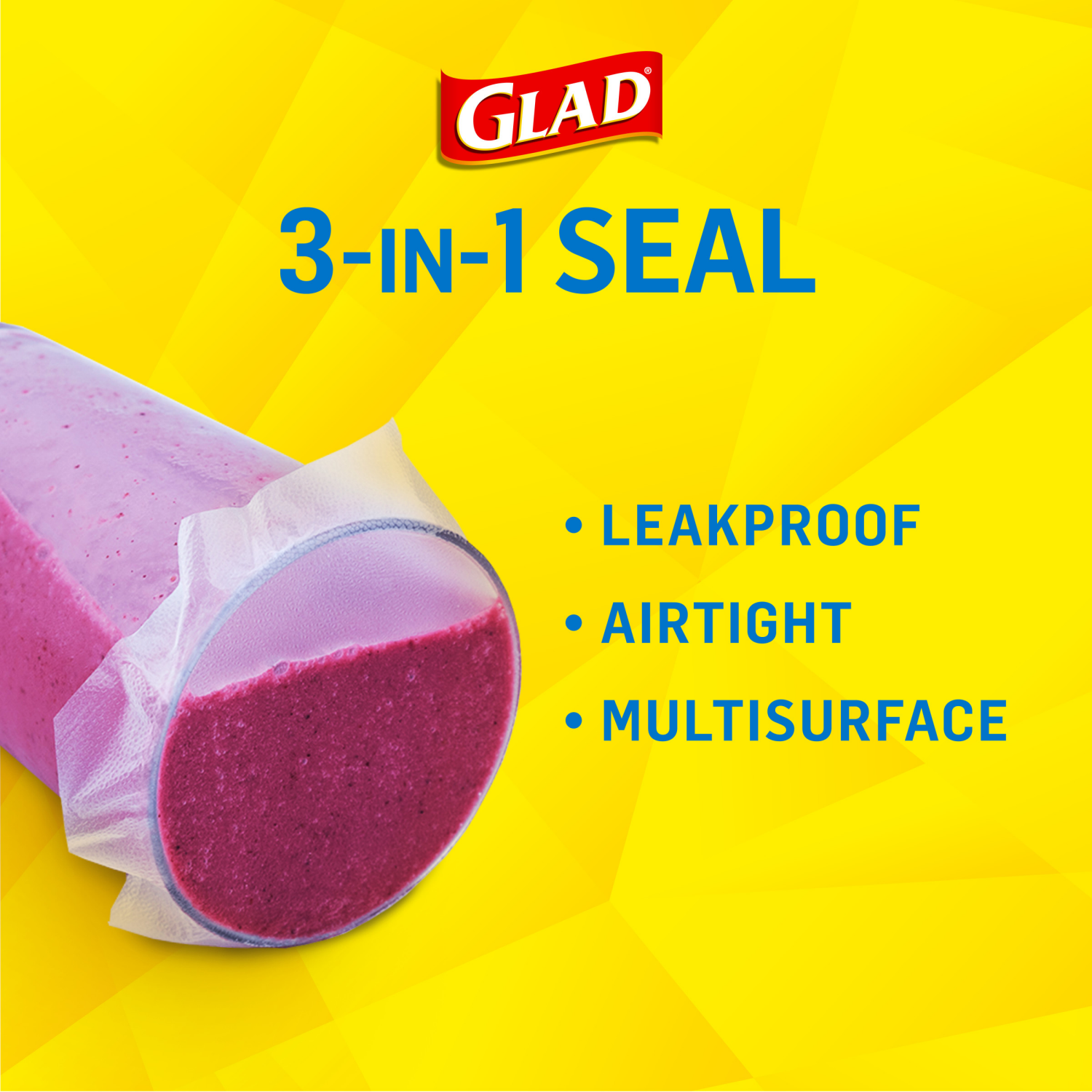 slide 7 of 8, Glad Press'n Seal Plastic Food Wrap, 1 ct