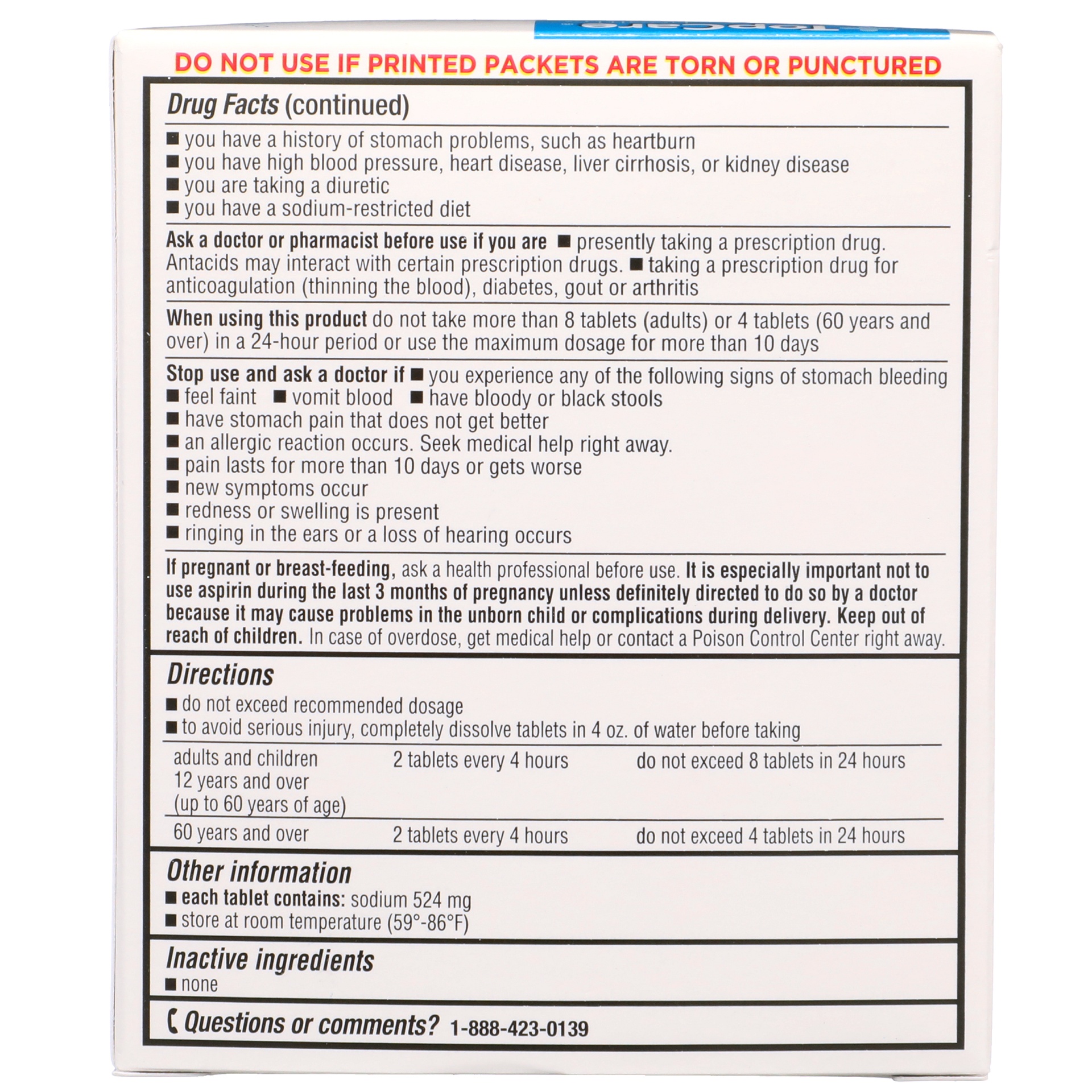slide 2 of 6, TopCare Health Original Flavor Pain Relief 36 Effervescent Tablets, 36 ct