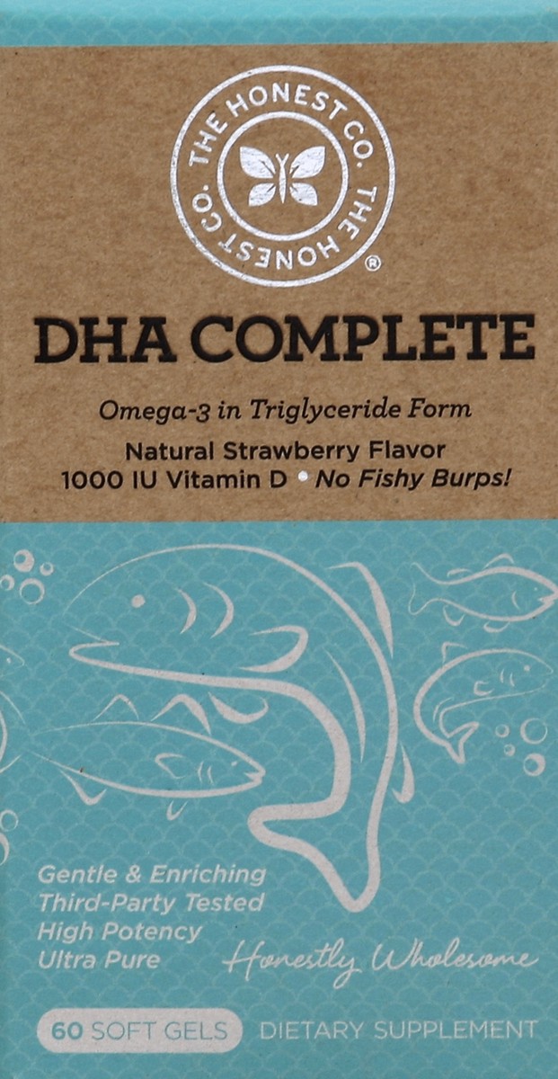 slide 4 of 4, The Honest Co. DHA Complete 60 ea, 60 ct