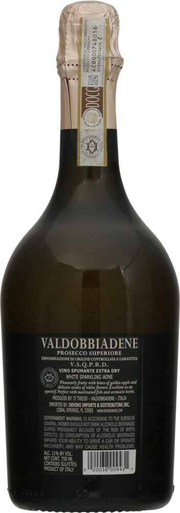 slide 2 of 2, Casa Farive DOCG Extra Dry Valdobbiadene Prosecco Superiore 750 ml, 750 ml