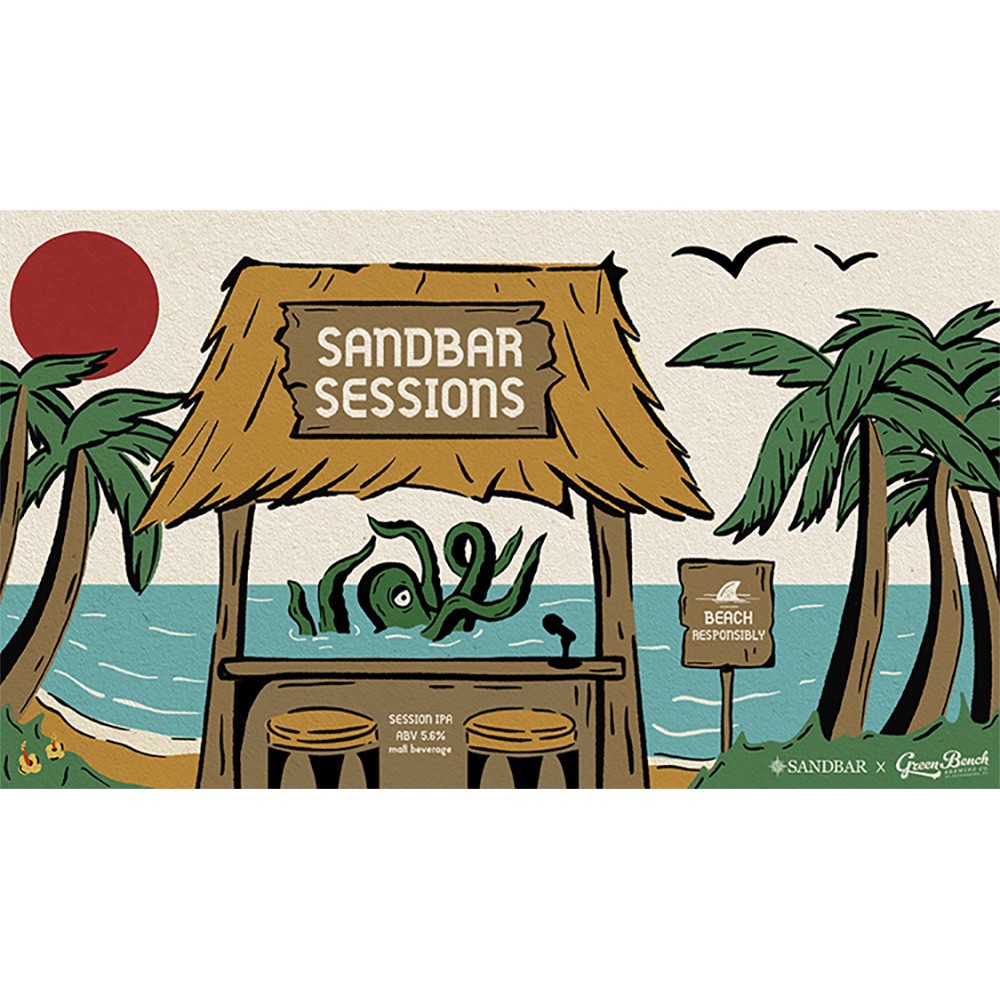 slide 1 of 1, Green Bench Sandbar Sessions, 6 ct; 12 oz