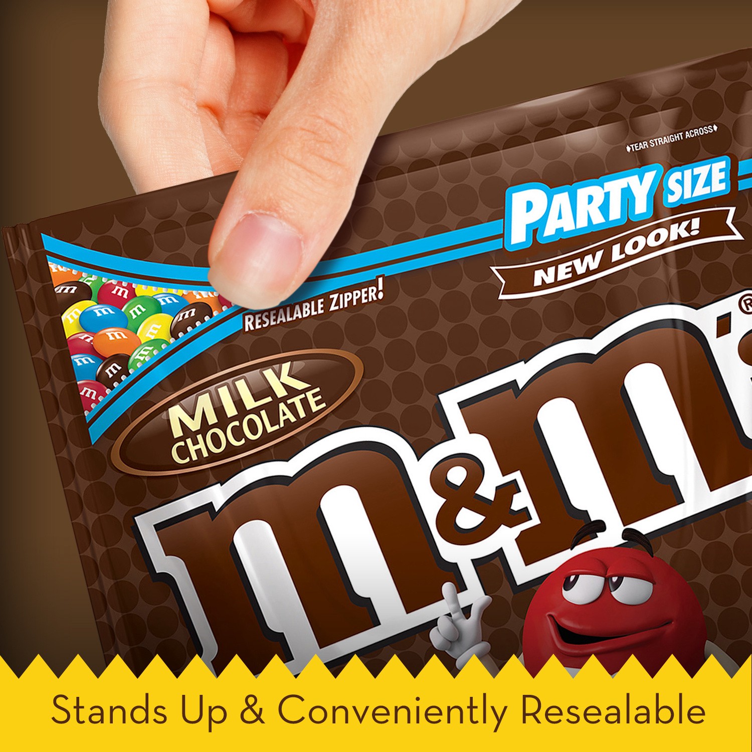 slide 2 of 8, M&M's M&M Milk Chocolate Candy, 42 oz