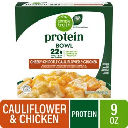 Simple Truth® Protein Cheesy Chipotle Cauliflower and Chicken Bowl