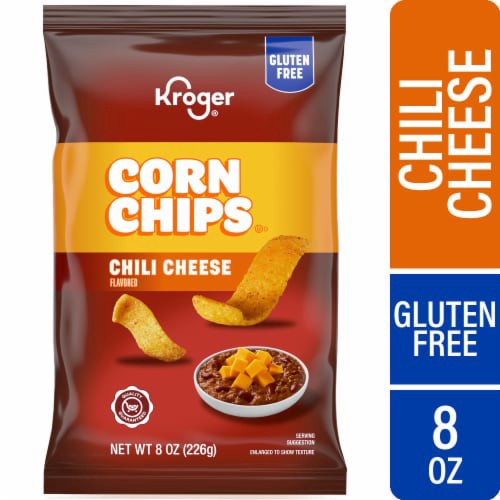 slide 1 of 1, Kroger® Chili Cheese Corn Chips, 8 oz