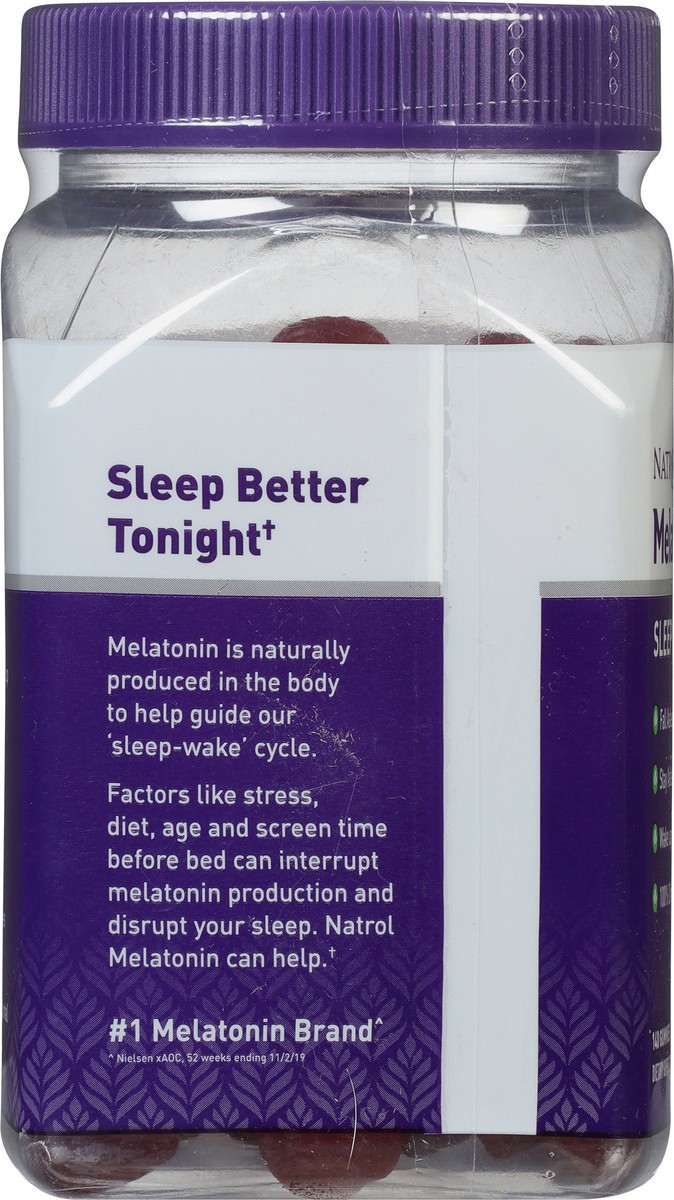 slide 4 of 9, Natrol 10mg Melatonin Gummies, Sleep Support for Adults, Melatonin Supplements for Sleeping, 140 Strawberry-Flavored Gummies, 70 Day Supply, 140 ct