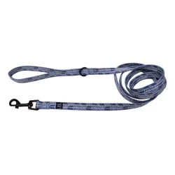 Hamilton Eco Venture Bamboo 6' Leash with Accessory Ring - Blue