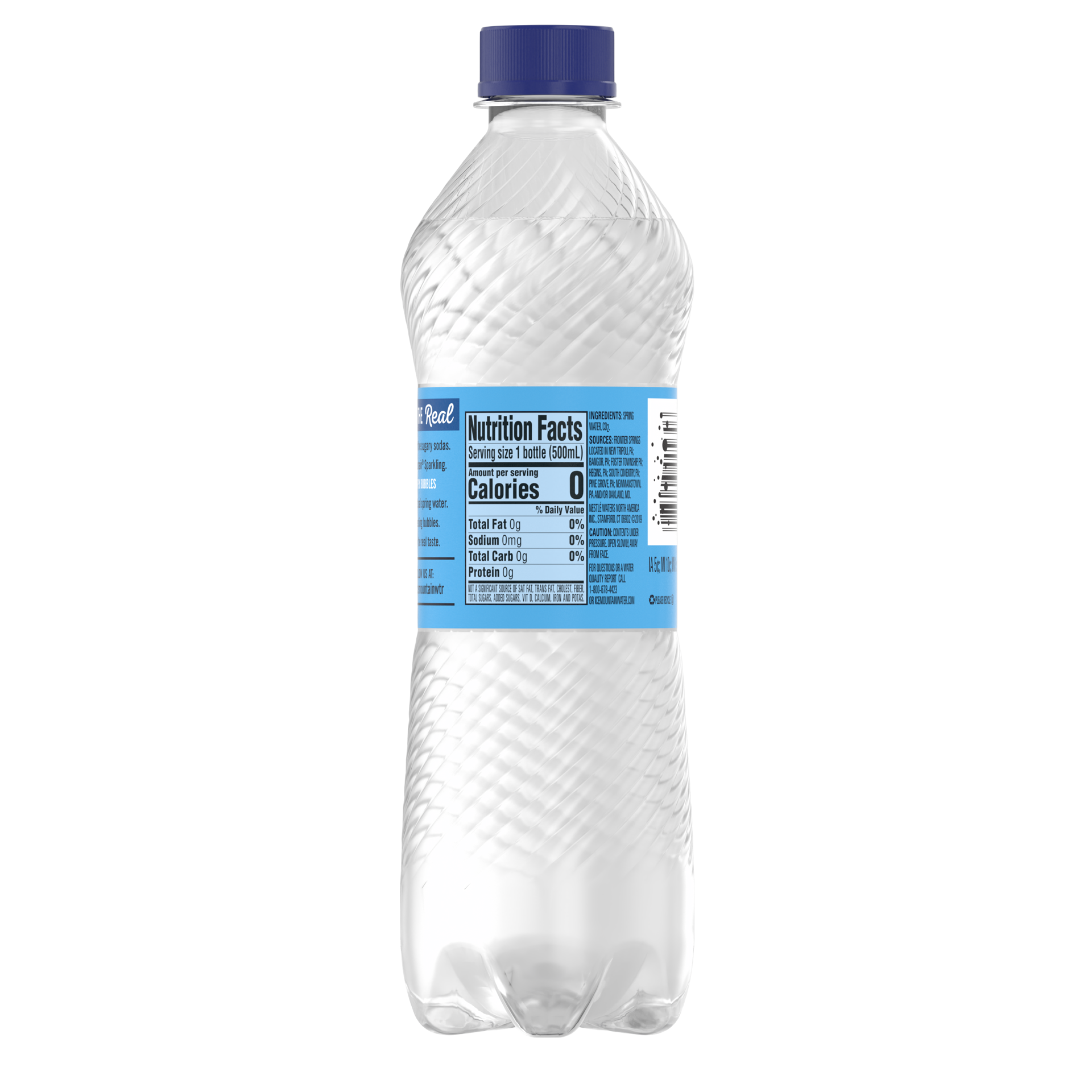 slide 4 of 4, Ice Mountain Sparkling Water, Simply Bubbles, 16.9 oz. Bottle, 16.9 fl oz