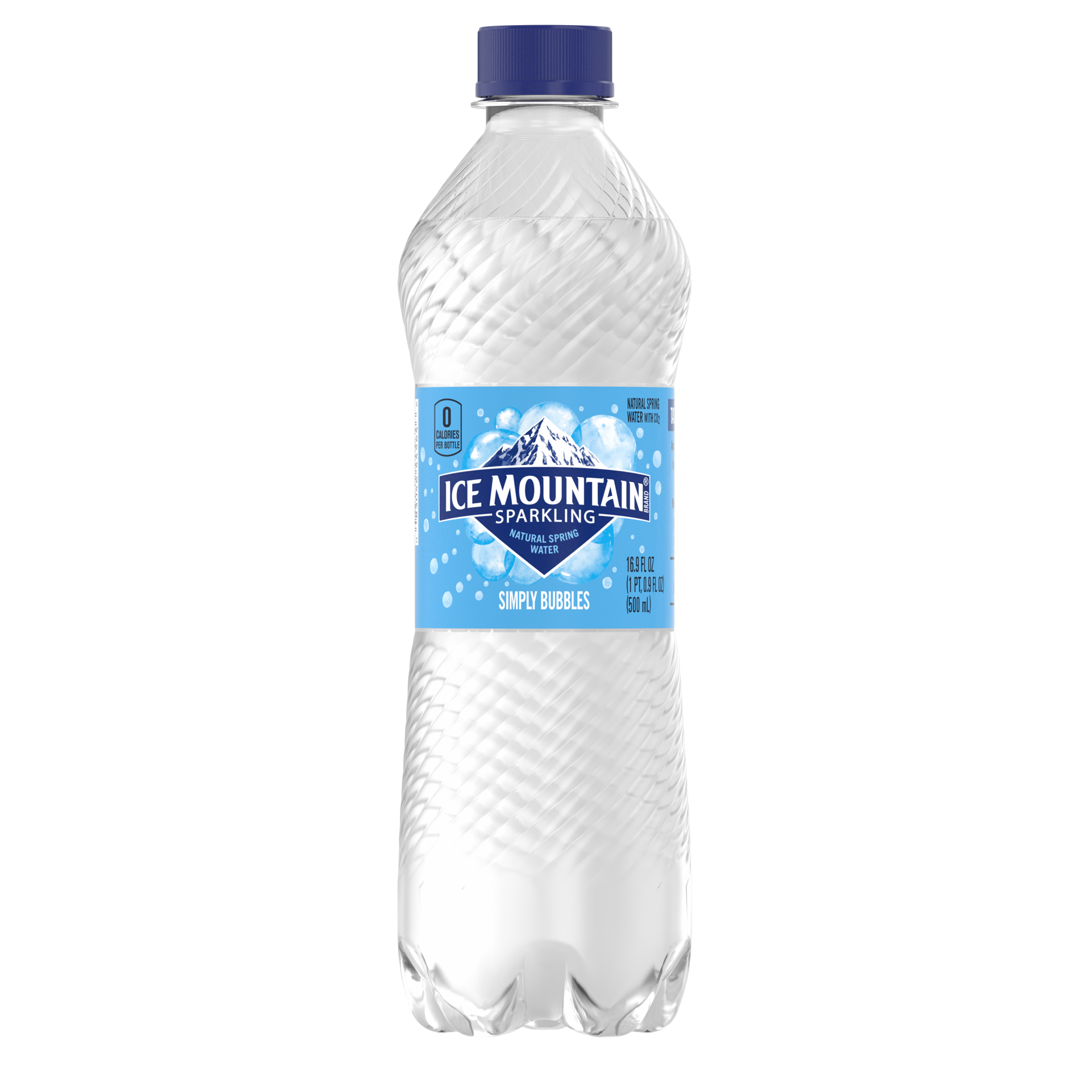 slide 1 of 4, Ice Mountain Sparkling Water, Simply Bubbles, 16.9 oz. Bottle, 16.9 fl oz