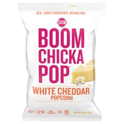 Angie's BOOMCHICKAPOP White Cheddar Popcorn, 4.5 oz.