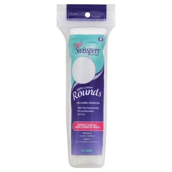 slide 1 of 1, Swisspers Cotton Rounds - Multi Care, 80 ct