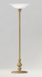 ROOM & RETREAT RR Traditional Torchiere Floor Lamp