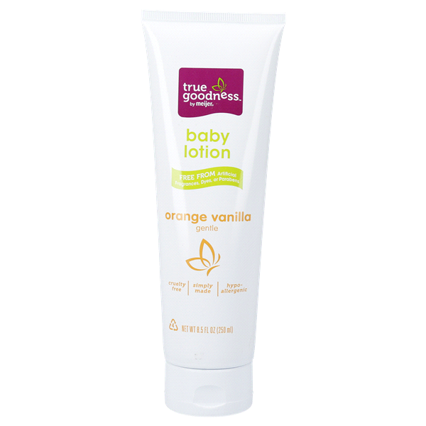 slide 1 of 1, True Goodness Baby Lotion, Orange Vanilla, 8.5 oz