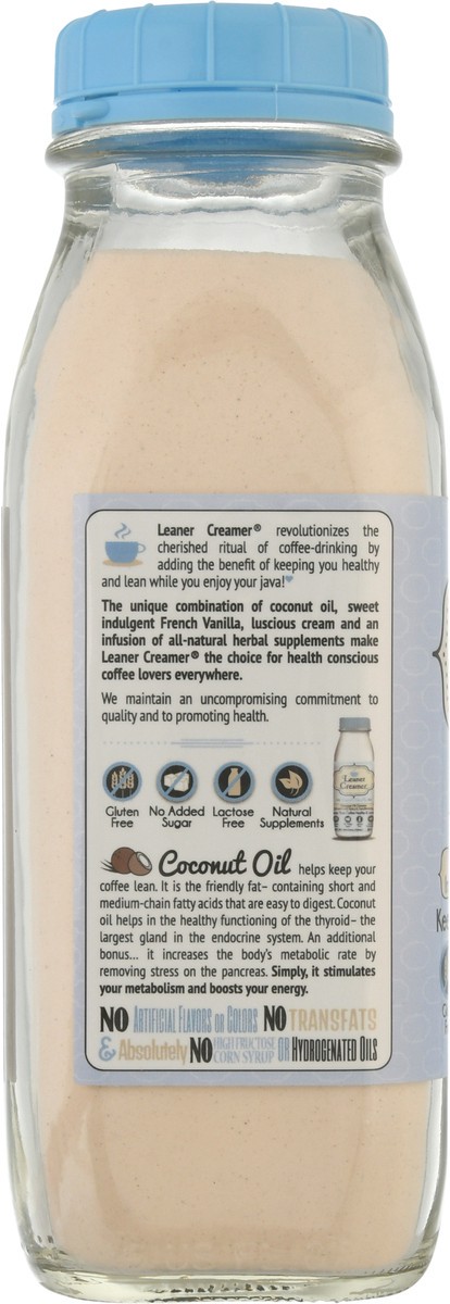 slide 7 of 9, Leaner Creamer Coconut Oil Creamer, French Vanilla, 9.87 oz