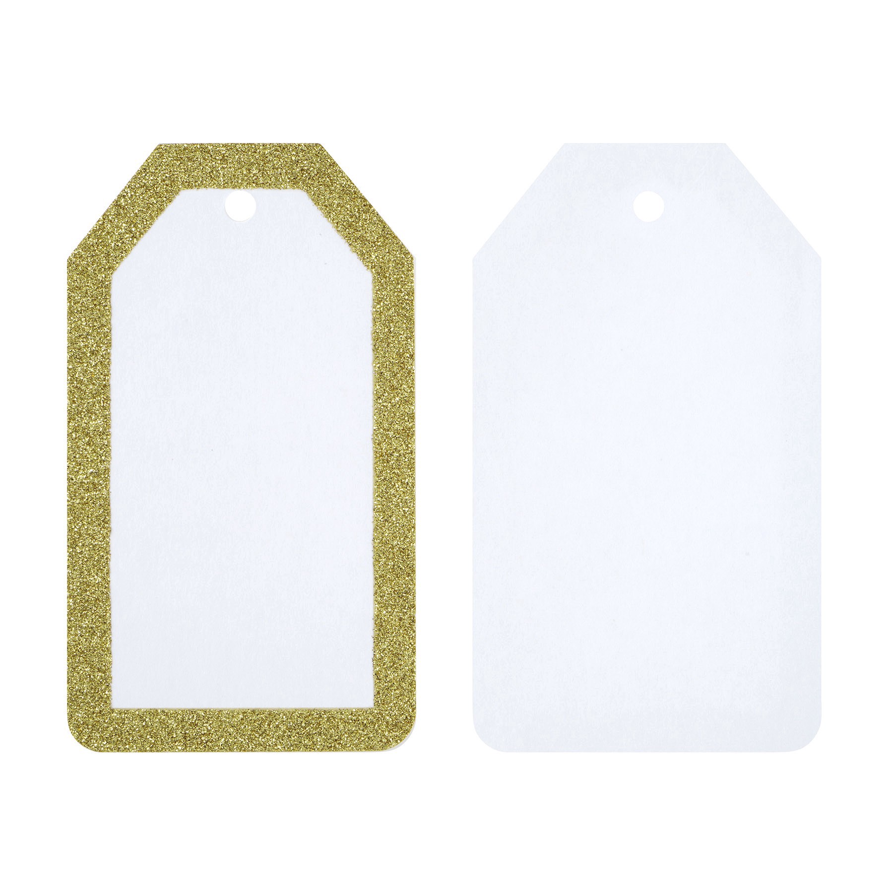 slide 2 of 2, 2" X 3.5" Red, Silver & Gold Tag Set By Recollections, 2 in x 3.5 in