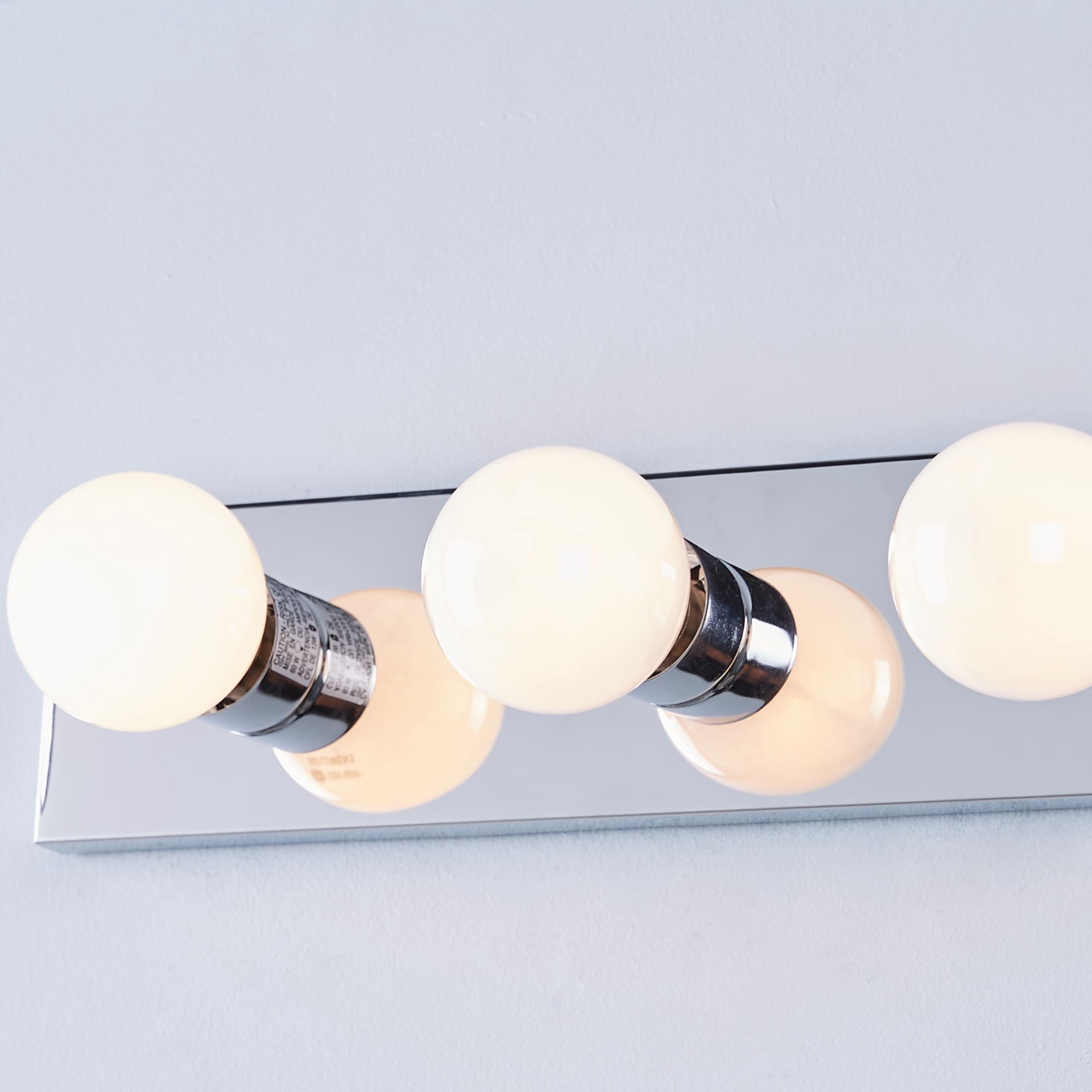 slide 2 of 6, Project Source 2-in 3 -Light Polished Chrome Traditional Vanity light bar, 1 ct