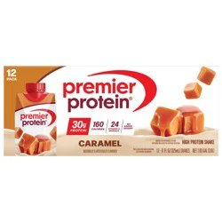 Premier Protein Shake, Caramel, 30g Protein, 11 Fl Oz, 12 Ct
