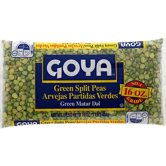 slide 1 of 1, Goya Peas Split Green - 16 Oz, 16 oz