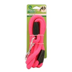 Paws Happy Life Dog Leash, Large Pink 4 ft