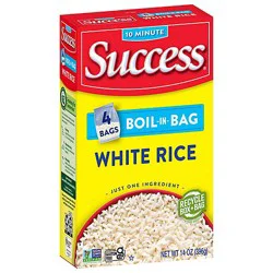 Success Boil In Bag White Rice In Box - 14 Oz