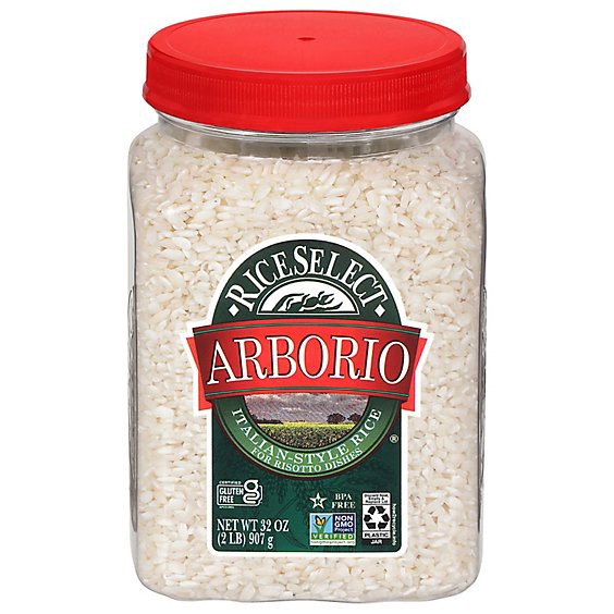 slide 1 of 2, Riceselect Arborio Rice In Jar - 32 Oz, 32 oz