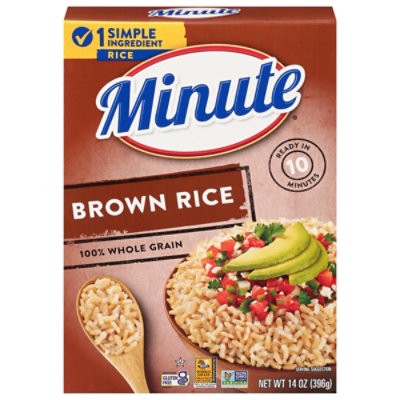 slide 1 of 6, Minute Brown Rice Instant In Box - 14 Oz, 14 oz