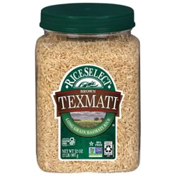 Riceselect Brown Texmati Rice In Jar - 32 Oz