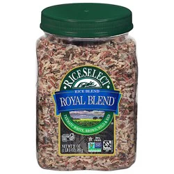 Riceselect Royal Blend Texmati White Brown Wild And Red Rice In Jar - 21 Oz