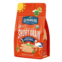 Lundberg Family Farms Regenerative Organic Certified Brown Short Grain Rice - 32 Oz